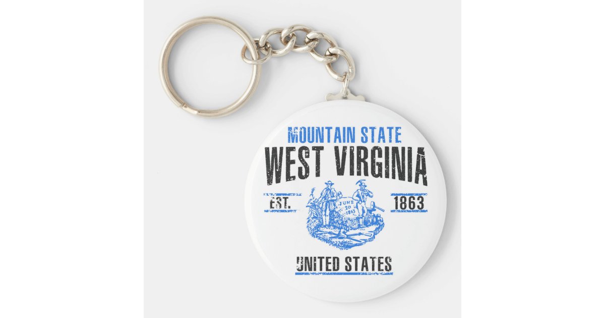 West Virginia Keychain