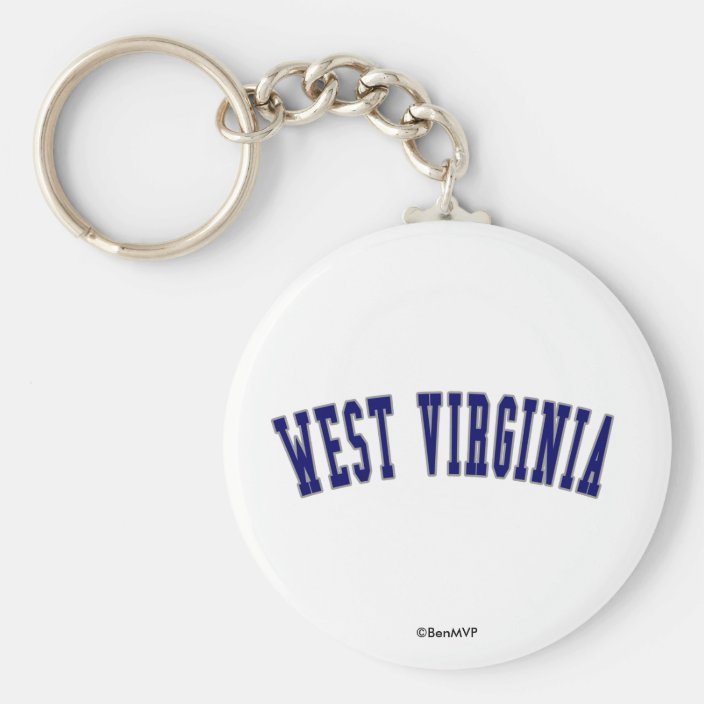 West Virginia Keychain