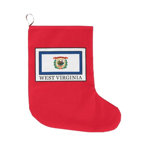 West Virginia Large Christmas Stocking