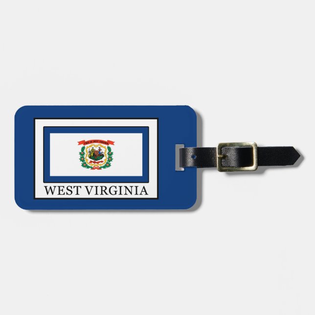West Virginia Luggage Tag (Front Horizontal)