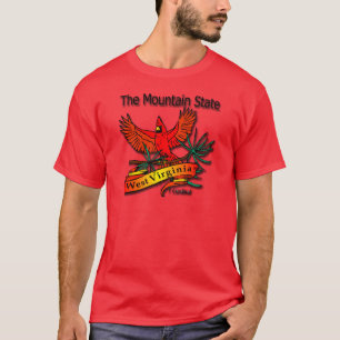 West Virginia Mountain State Cardinal T-Shirt