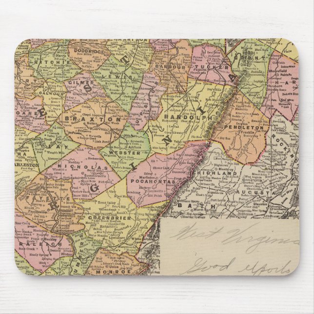 West Virginia Mouse Pad (Front)