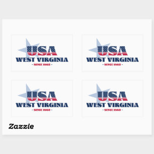 West Virginia My Home State Sticker