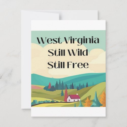 West Virginia Note Card