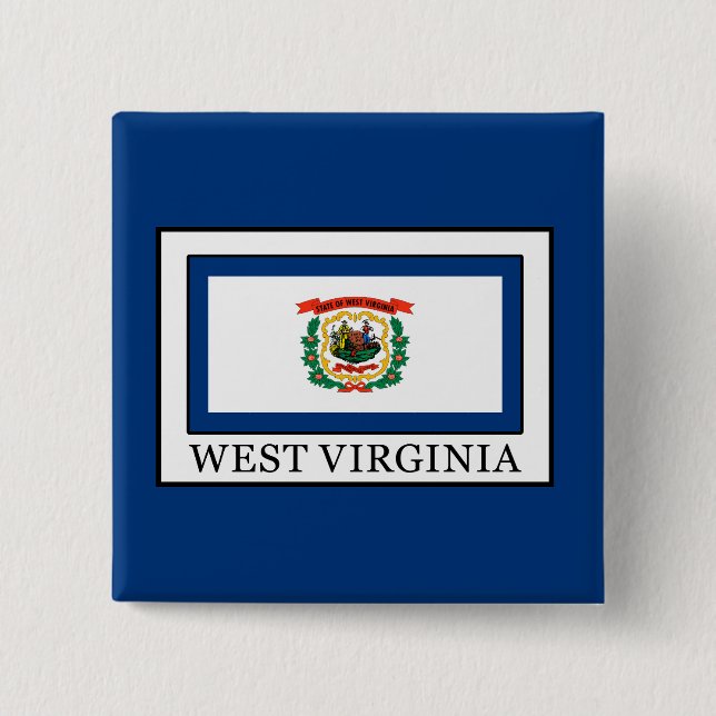 West Virginia Pinback Button (Front)