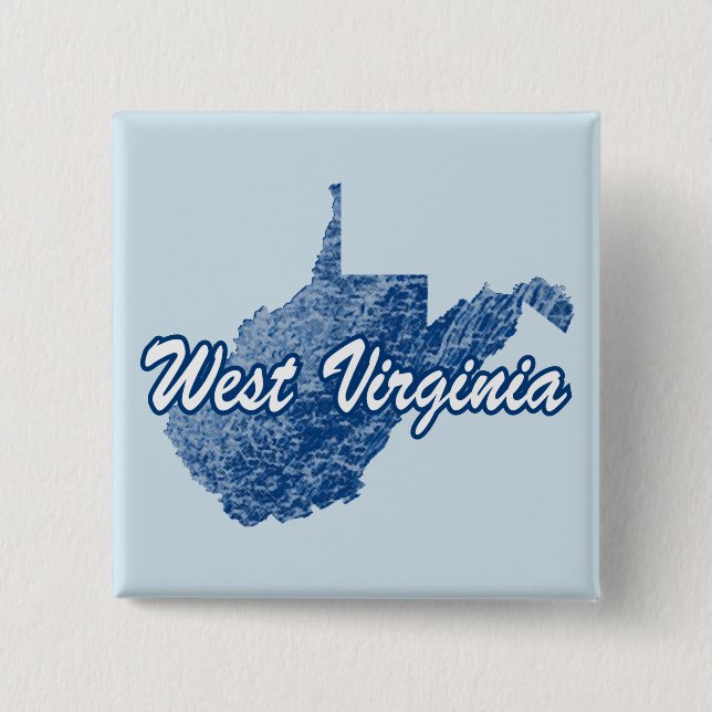 West Virginia Pinback Button (Front)