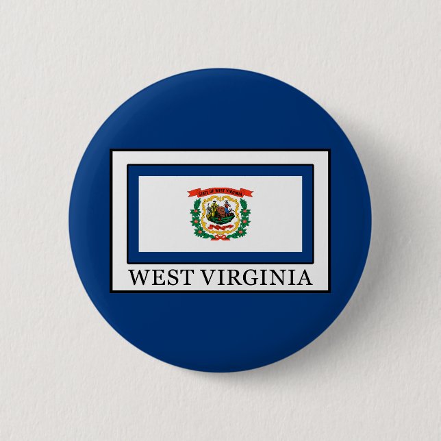 West Virginia Pinback Button (Front)