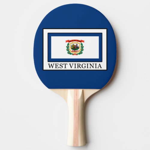 West Virginia Ping_Pong Paddle