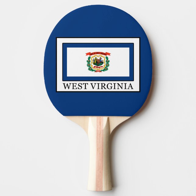 West Virginia Ping-Pong Paddle (Front)
