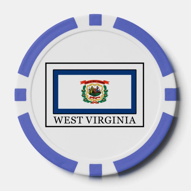 West Virginia Poker Chips (Front)