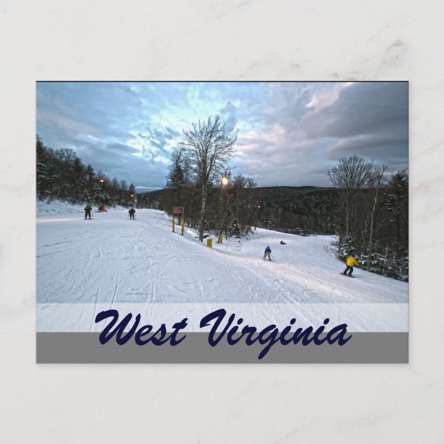 WEST VIRGINIA POSTCARD (Front)