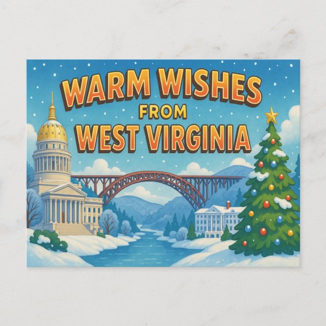 WEST VIRGINIA Postcard (Front)