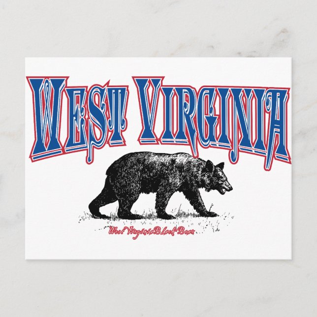 West Virginia Postcard (Front)