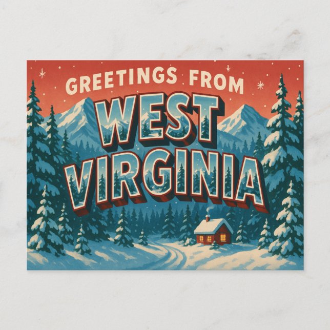 WEST VIRGINIA Postcard (Front)