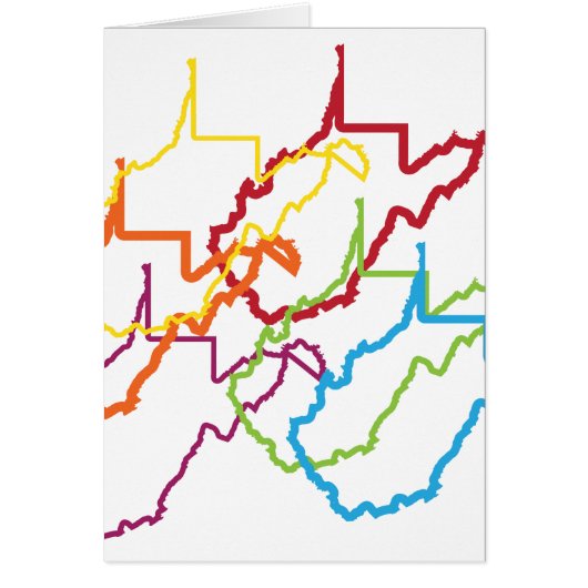 west virginia pride blur cards (Front)