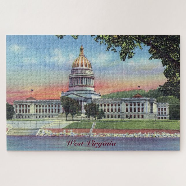 West Virginia State Capitol Large Puzzle (Horizontal)