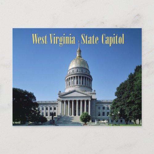 West Virginia State Capitol Postcard