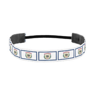 West Virginia State Flag Athletic Headband