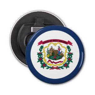 West Virginia State Flag Bottle Opener