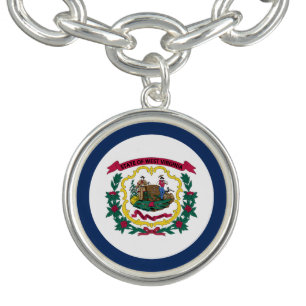 West Virginia State Flag Bracelet