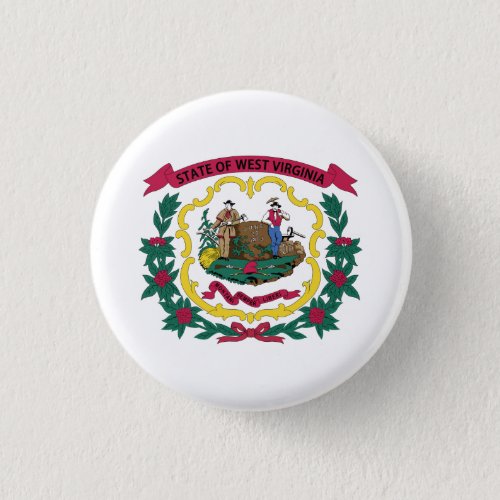 West Virginia State Flag Button