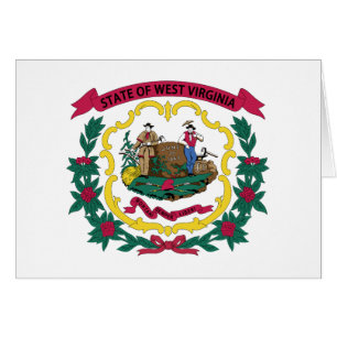 West Virginia State Flag Cards