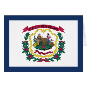 West Virginia State Flag Cards