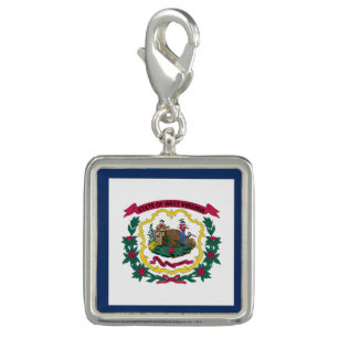 West Virginia State Flag Charm