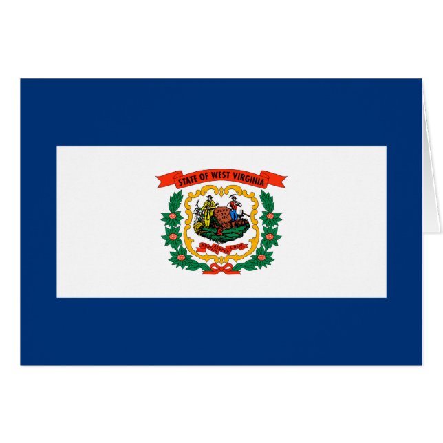 West Virginia State Flag Design Cards (Front Horizontal)