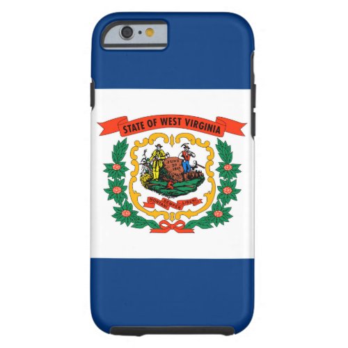 West Virginia State Flag Design Tough iPhone 6 Case