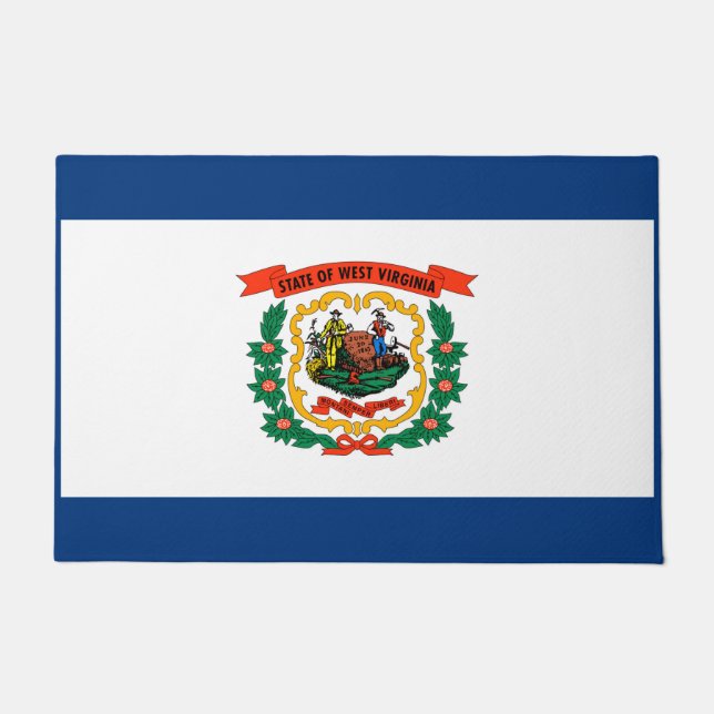 West Virginia State Flag Design Doormat (Front)