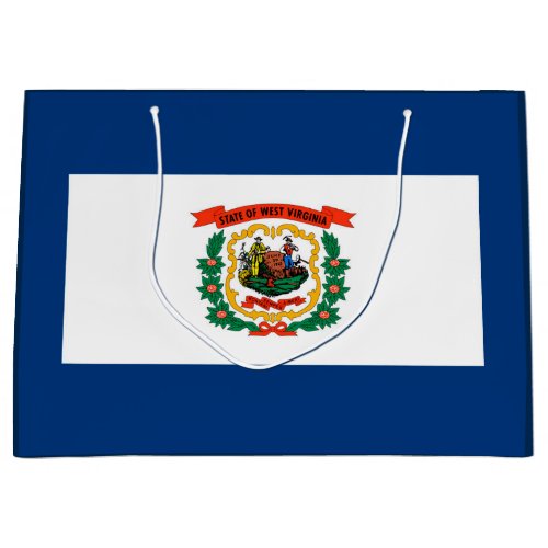 West Virginia State Flag Design Large Gift Bag