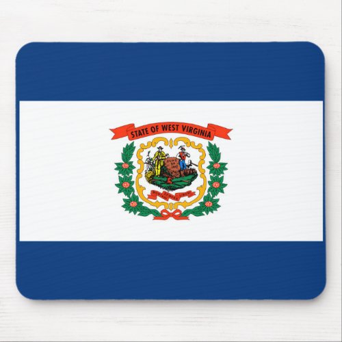 West Virginia State Flag Design Mouse Pad