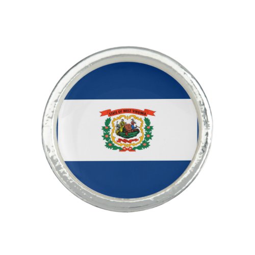West Virginia State Flag Design Ring