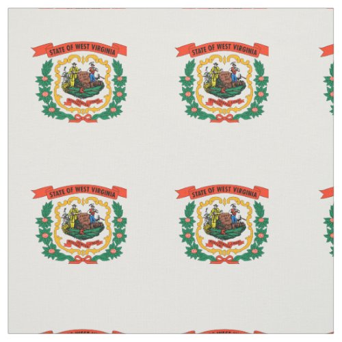 West Virginia State Flag Fabric