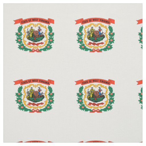 West Virginia State Flag Fabric