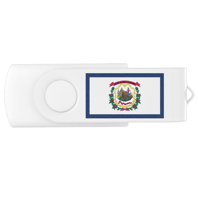 West Virginia State Flag Flash Drive (Front)