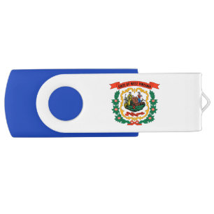 West Virginia State Flag Flash Drive