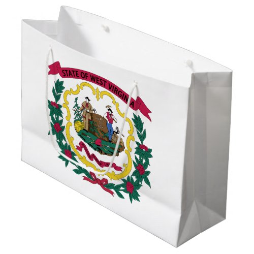 West Virginia State Flag Large Gift Bag