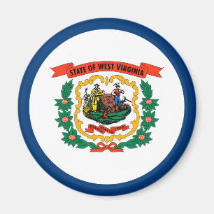 West Virginia State Flag Magnet