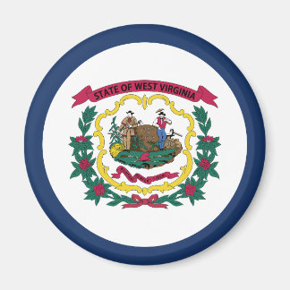 West Virginia State Flag Magnet
