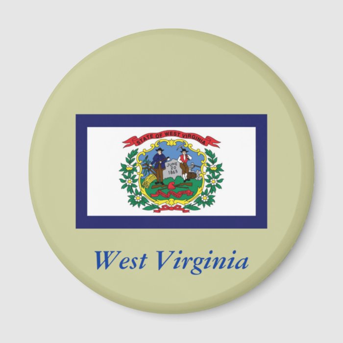 West Virginia State Flag Magnets