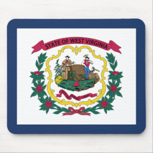 West Virginia State Flag Mouse Pad