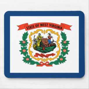 West Virginia State Flag Mouse Pad
