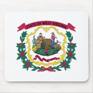 West Virginia State Flag Mouse Pad