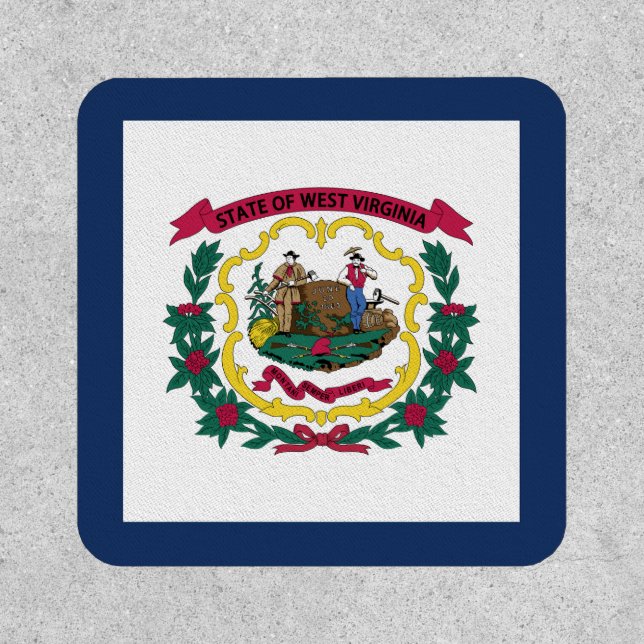 West Virginia State Flag Patch (Front)
