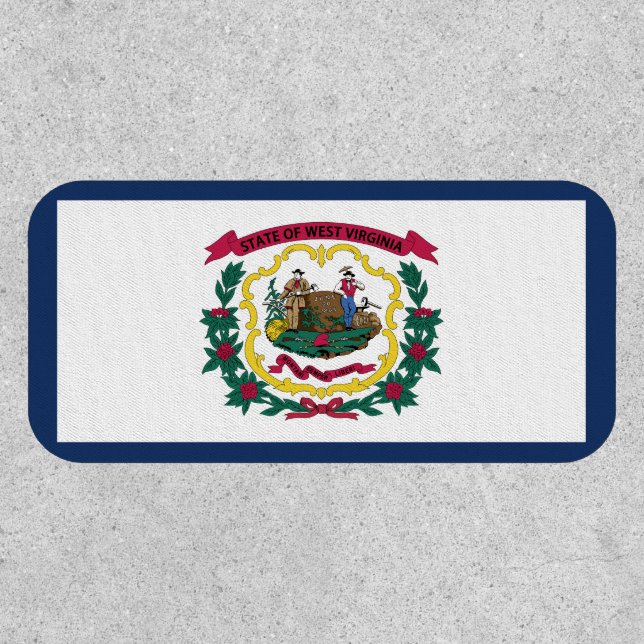 West Virginia State Flag Patch (Front)