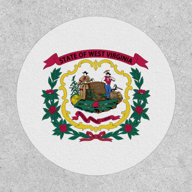 West Virginia State Flag Patch (Front)