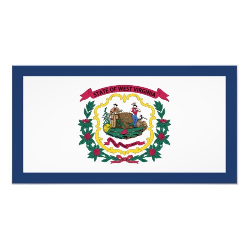 West Virginia State Flag Photo Print