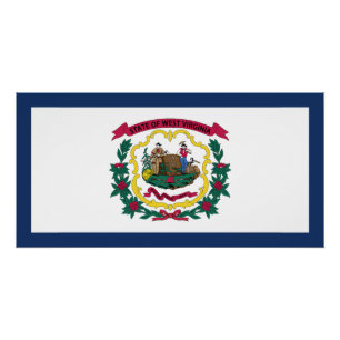 West Virginia State Flag Poster